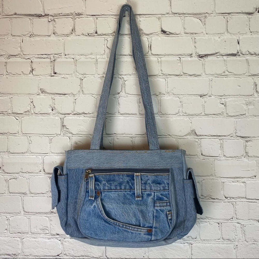 Hand & Heart vintage Levi jean purse Walnut, Ca.